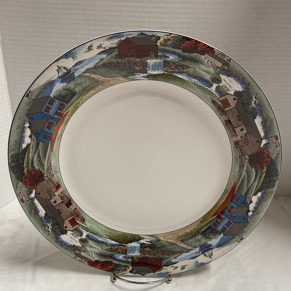 Noritake Epoch Exclusives Large Serving Platter Tray Chop Plate Pioneer Bay 13”
